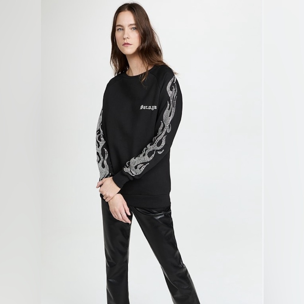NWT SER.O.YA Women’s XS Black Reese Sweatshirt.